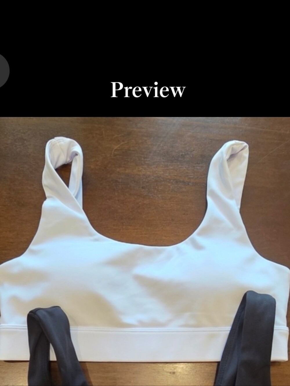 Women’s Scoop-Neck Seamless Bralette - White